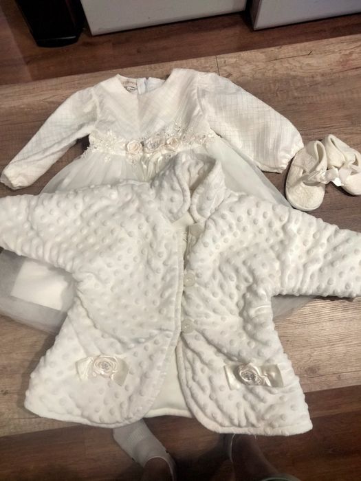 Ubranko do chrztu dziewczynka roz.80 ,