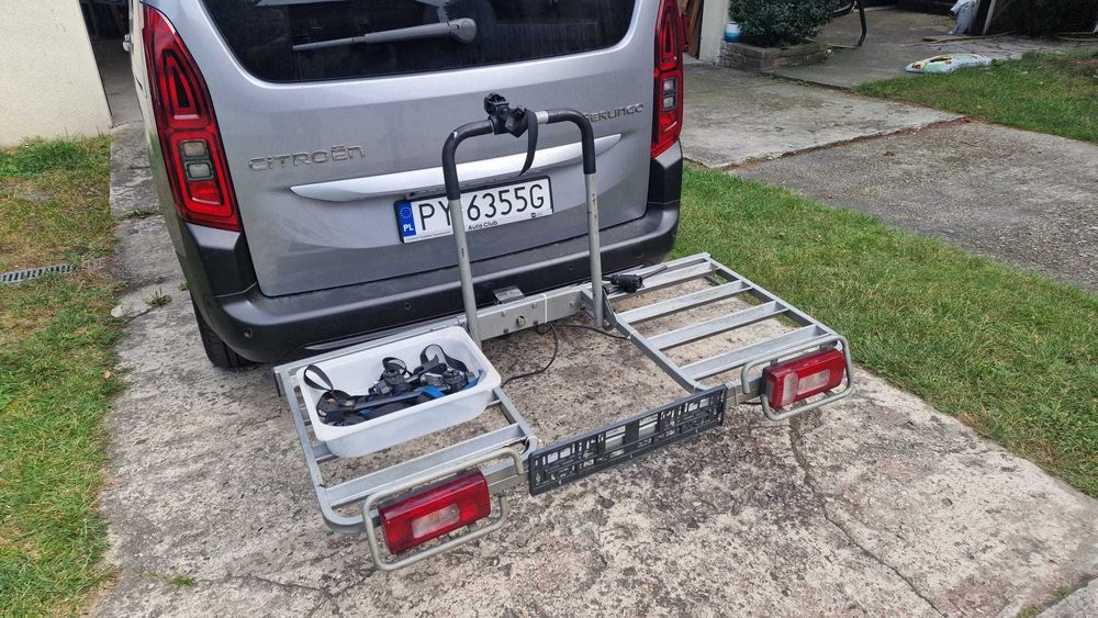 Bagażnik platforma na 4 rowery