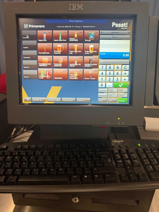Sistema POS IBM + Pssst! Express — Completo