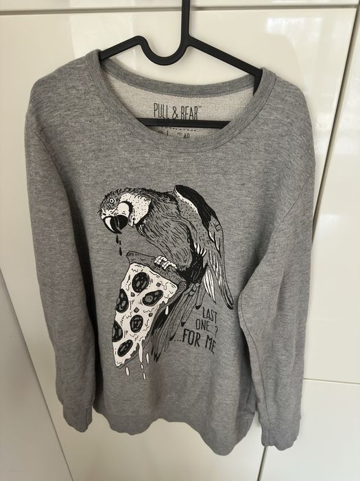 Ładna szara bluza Pull and Bear L