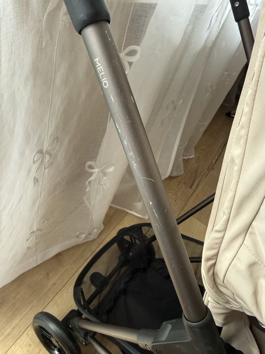 Cybex Melio Almond Beige beżowy nowe kółka