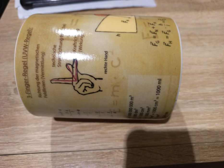 Чашка ФИЗИКА 330гр фарфор германия