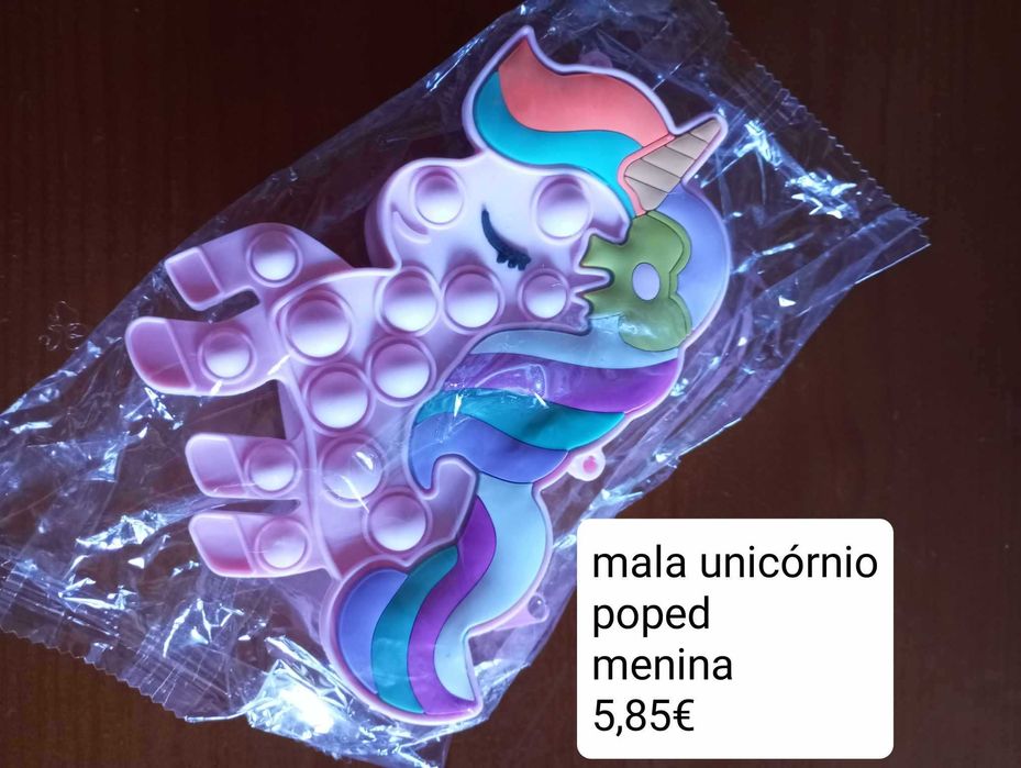 Mala poped unicórnio