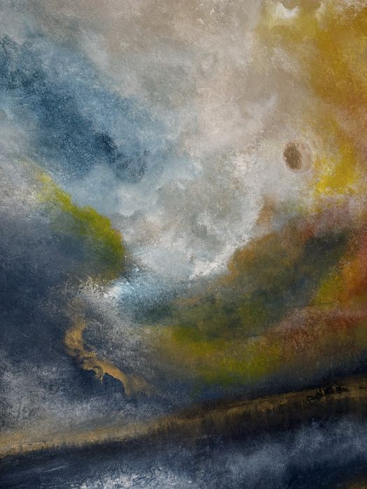 Obraz Abstrakcja 140x80cm, akryl. Okazja!