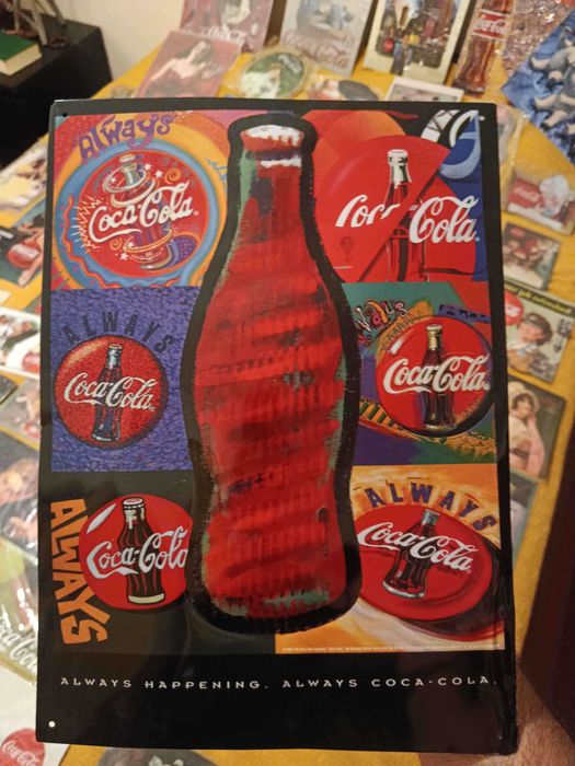 Coca Cola Metal Signs Collectors Edition