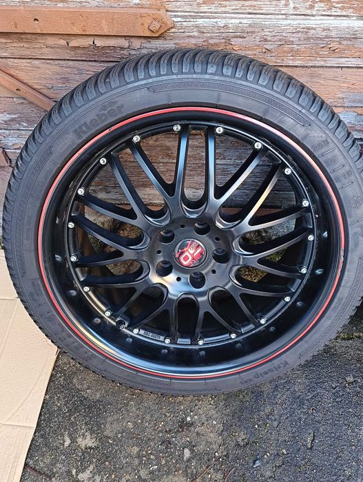 Alufelgi Dotz Mugello Audi A6 5x112 ET35 czarne Rant 19" 255/35/19 7mm