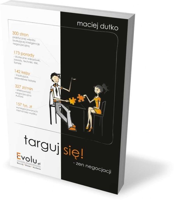 BESTSELLER "Targuj się!" Maciej Dutko. Autograf/dedykacja