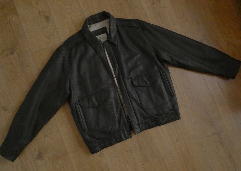 Kurtka skórzana męska G- III skóra PILOTKA lotnicza VINTAGE L/XL
