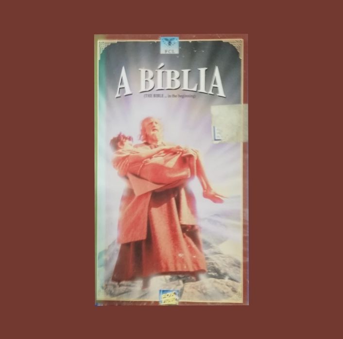 Filme "A Bíblia" em formato VHS original, 1966