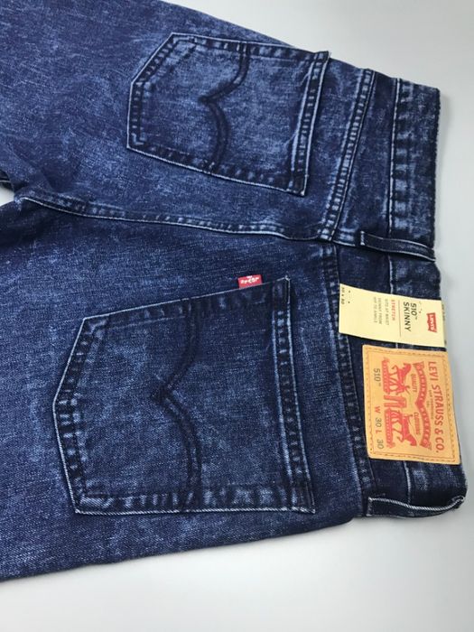 новые джинсы Levis 510 skinny slim слим скинни узкие джинсы 30 31 32