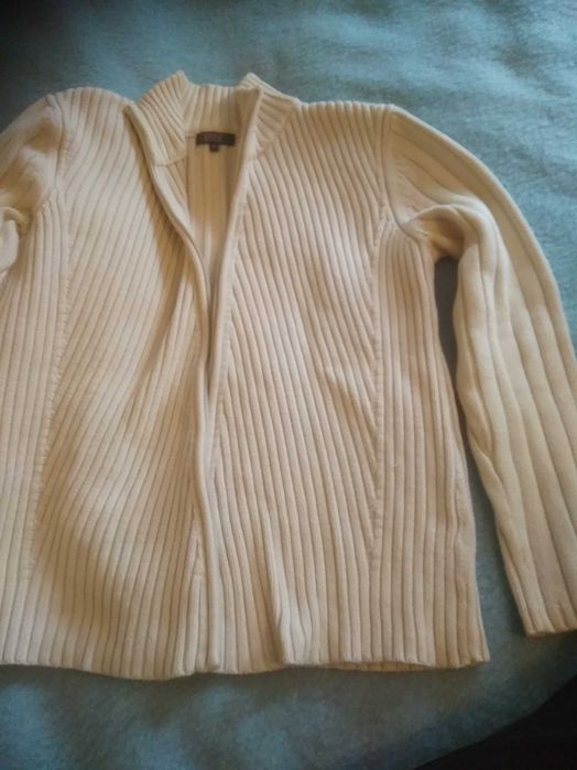 Sweter xl  na zamku bawełna 100%