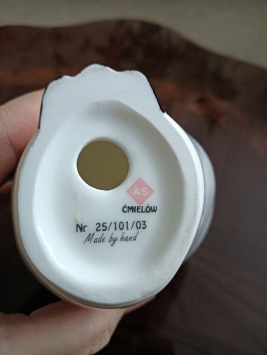 Sowa figurka porcelanowa AS Ćmielów