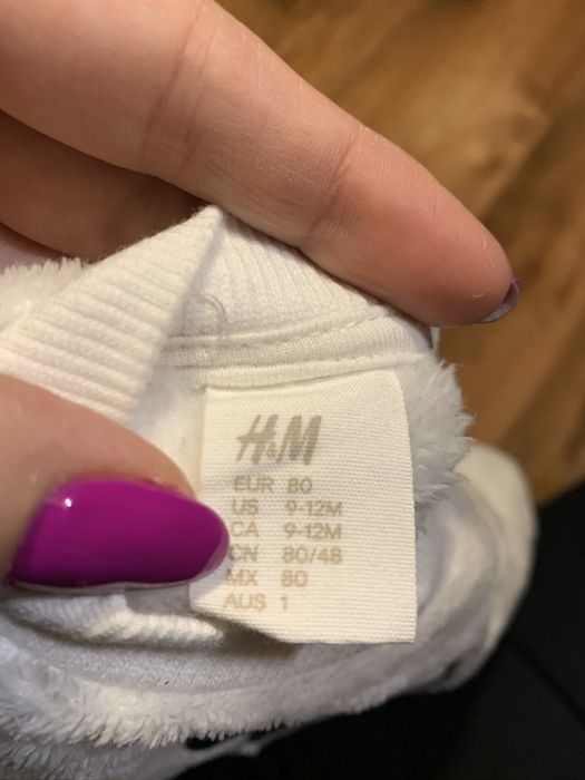 Pluszowa bluza H&M 80 Mickey