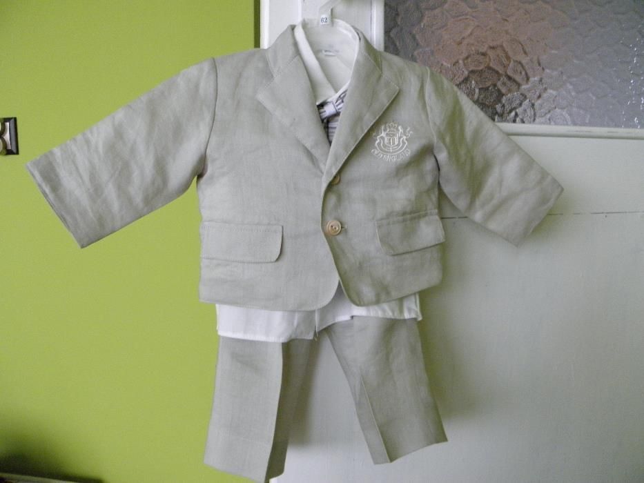 ubranko do chrztu dla chłopca rozmiar 68