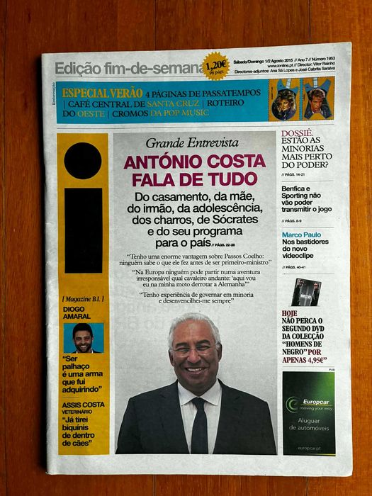 Jornal i: António Costa