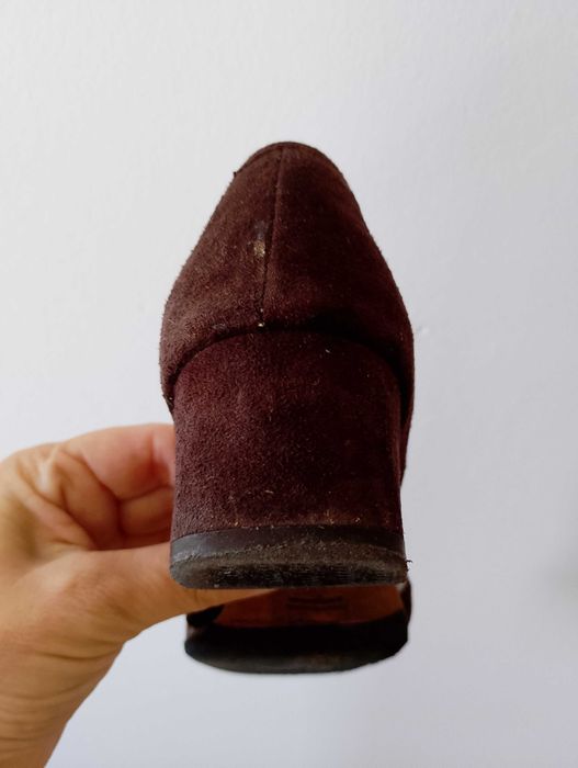 *brązowe buty Kazar*