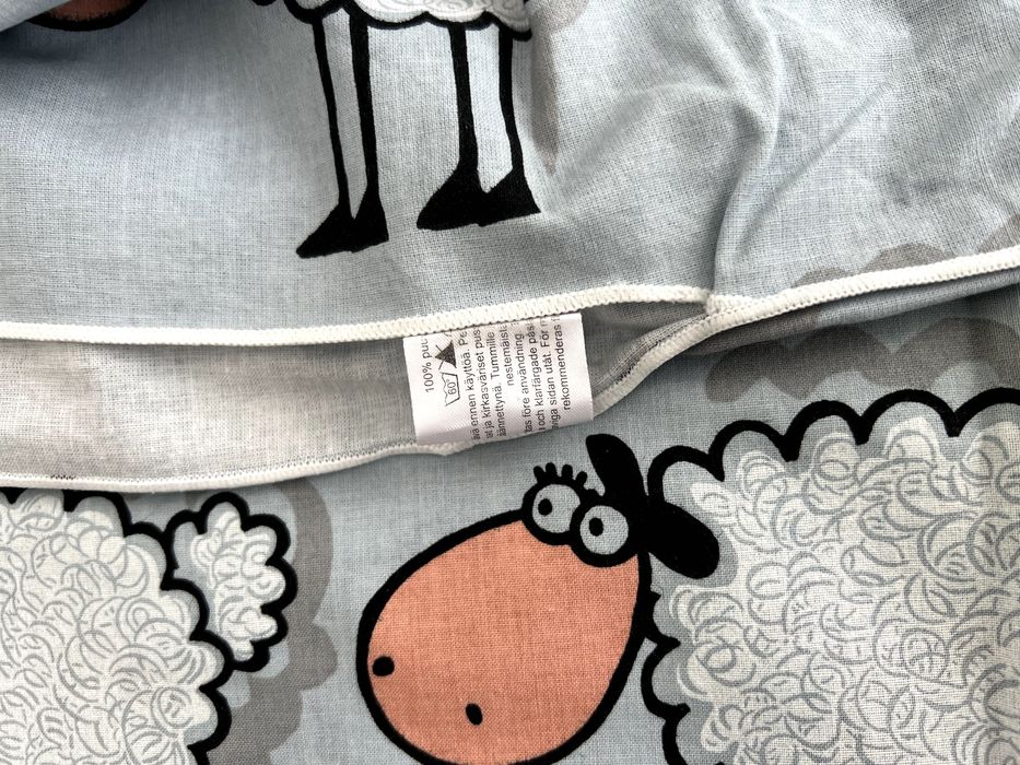 Skandynawska 100% bawełniana poszwa+poszewka