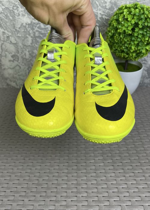 Nike Mercurial сороконожки копы бутсы 38 размер футбольные салатовые