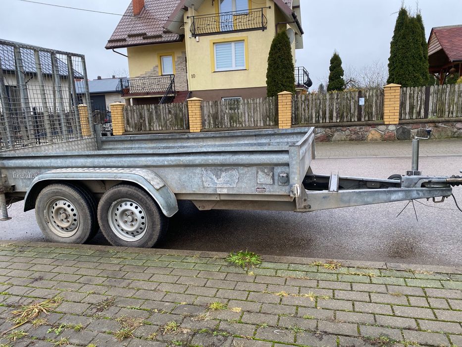 Przyczepa samochodowa pod mini koparkę brenderup 2500Dmc