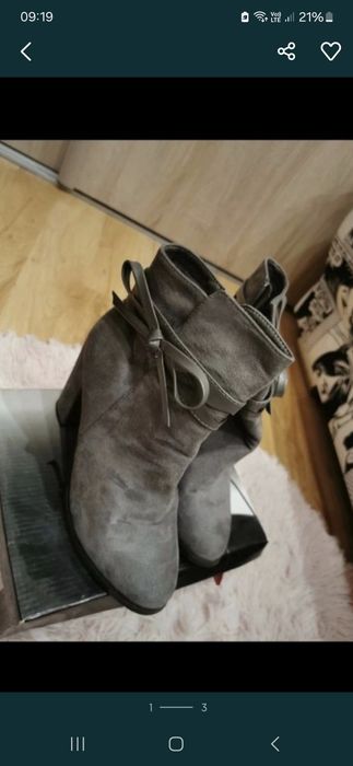 Botki na klocku r.37