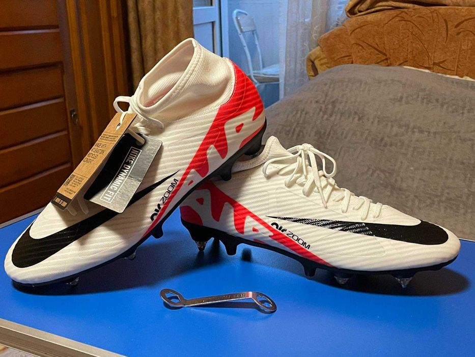 Nike Zoom 45.5р Mercurial Superfly 9 Academy SG-PRO бутсы dj5628-600