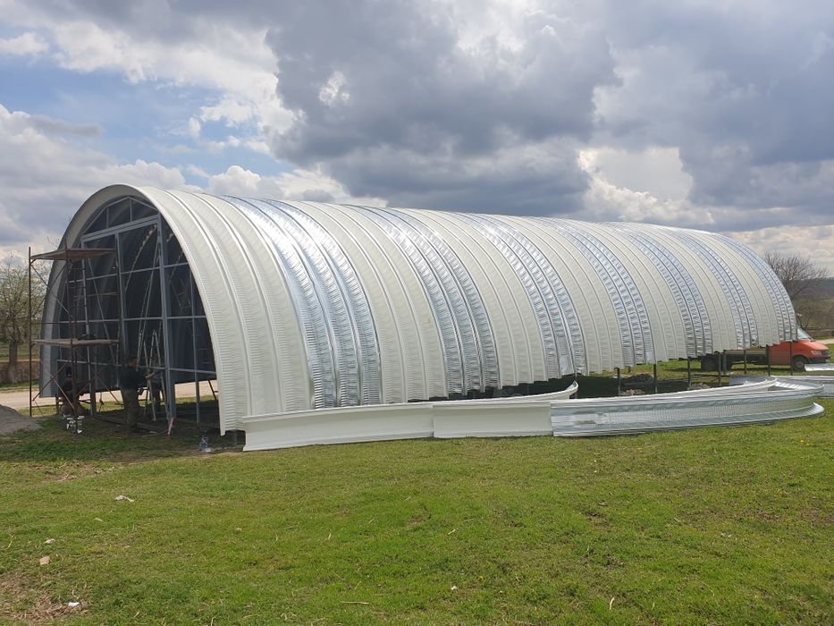 Будівництво ангарів.Зерносховище,Склад.Ангар під техніку.