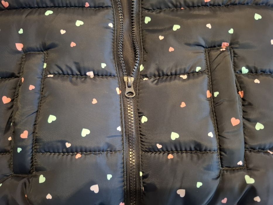 Dziewczęca ocieplana kamizelka r.86