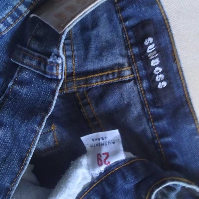 SUNBOSS spodnie jeansy proste 38 M