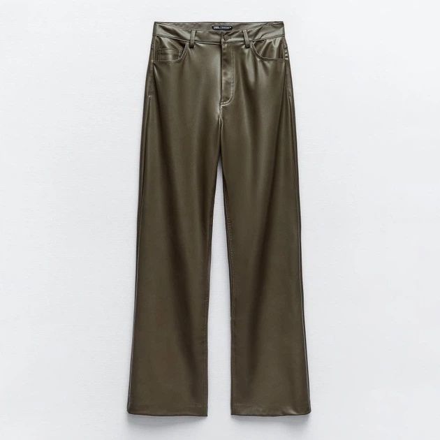Шкіряні штани Zara