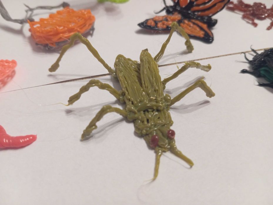 Oryginalne ozdoby,zabawki wykonane długopisem 3D