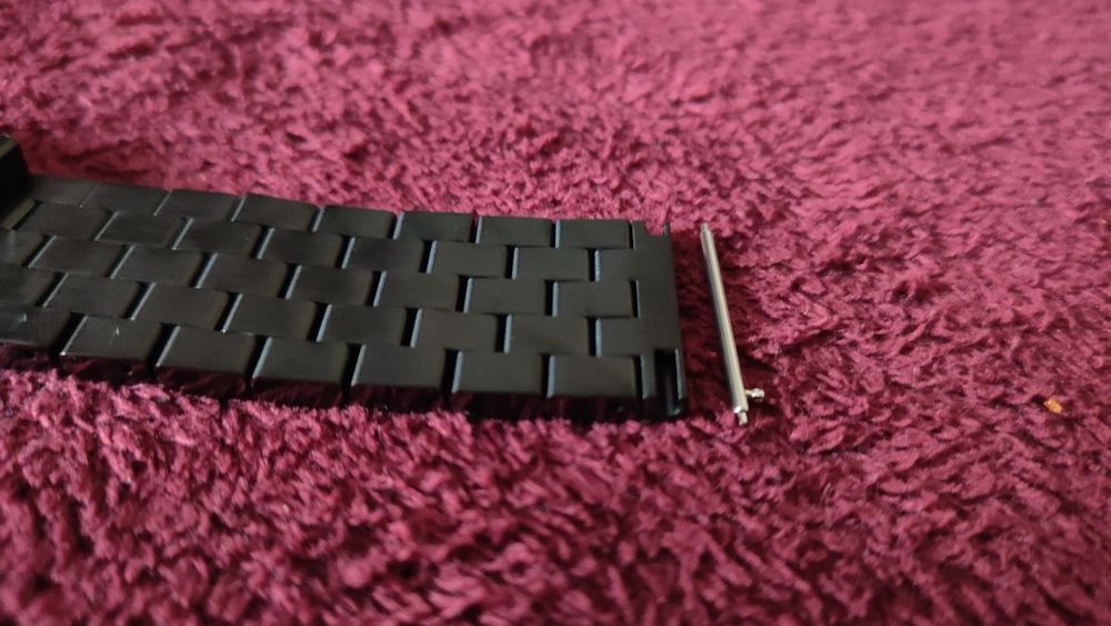 Bransoleta typ Strapcode Super Engineer 24 mm. CZARNA - wysyłka gratis