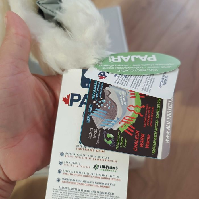 Śniegowce white junior PAJAR