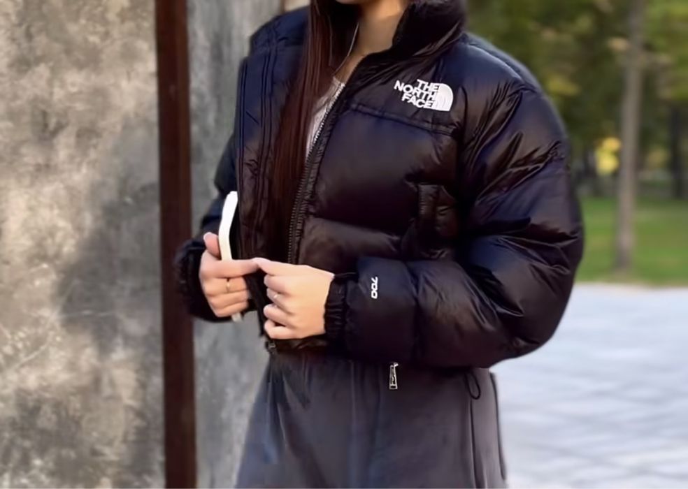 Укрроченный пуховик , куртка TNF The North Face 700