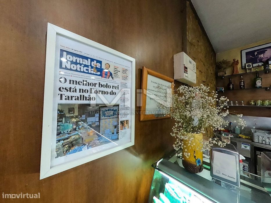 Padaria c/ fabrico e confeitaria  - Centro de Gondomar
