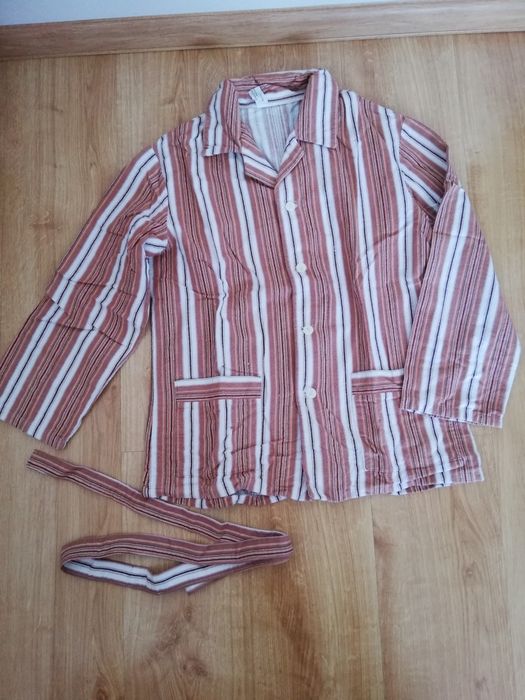 Nowa piżama męska flanelowa roz S /M - PRL