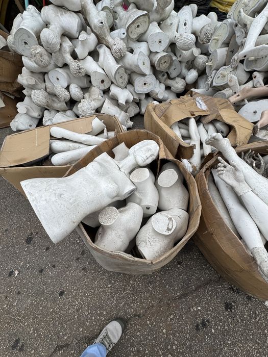 Grande lote Partes de Manequins