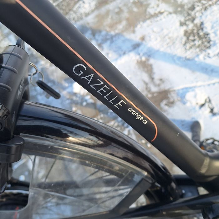 Rower  holenderski gazelle orange c8 bdb