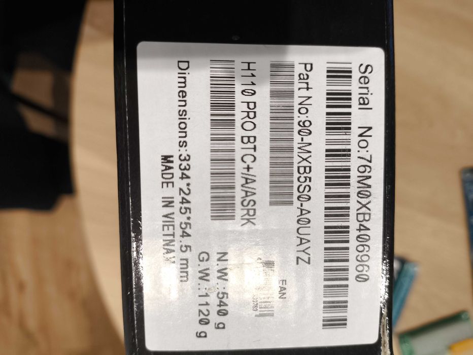 ASRock H110 Pro BTC+ s1151 H110 2DDR4 USB3.0 ATX