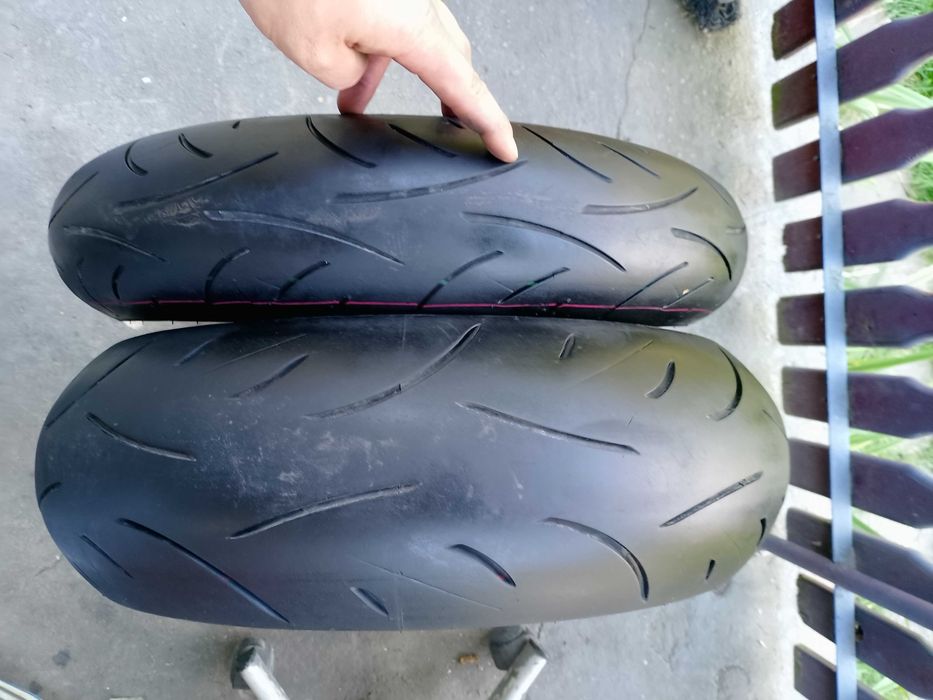 Opony motocyklowe Dunlop komplet 120/70R17, 180/55/R17