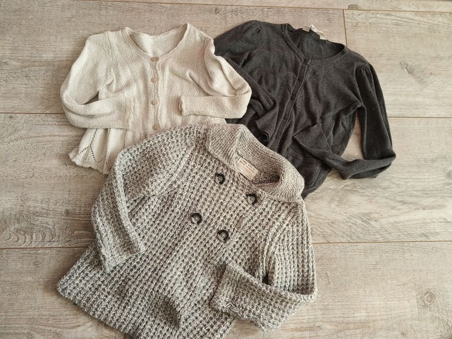 Zestaw 3 sweterków 110/116