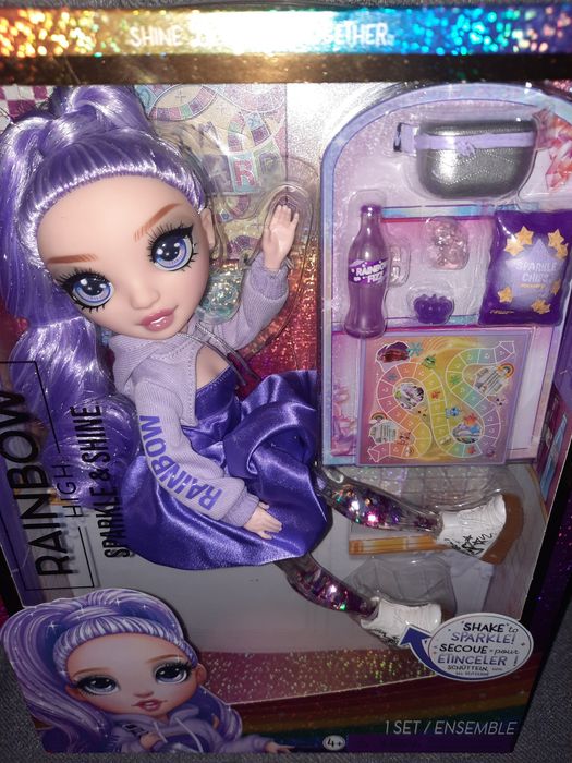 Lalka Rainbow high sparkle &shine  Viola