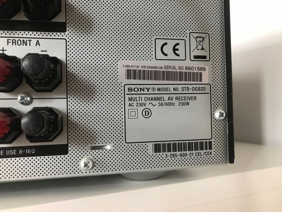 Sony STRDG820B amplituner. Polecam