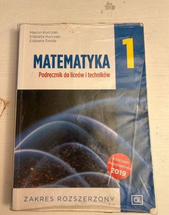 Podręcznik do rozszerzonej matematyki klasa 1