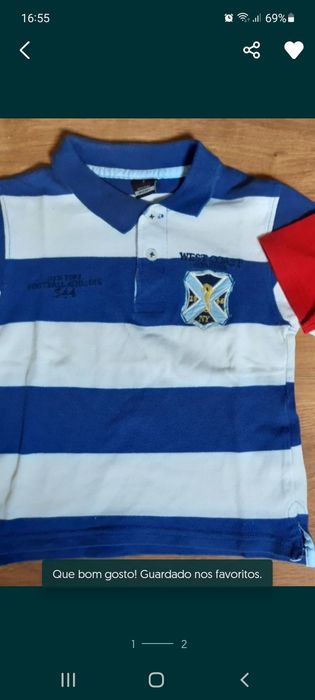 calções, tshirts e polo, menino, 3 anos