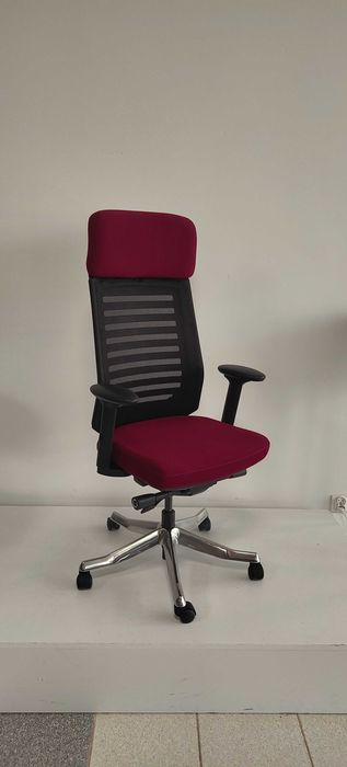 Fotel biurowy, ergonomiczny, regulowany, krzesło do biura, biurka VELO | WYPRZEDAŻ EKSPOZYCJI