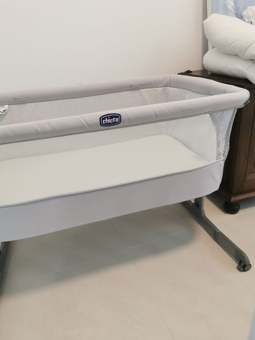 Berço Next do Me Chicco cinza