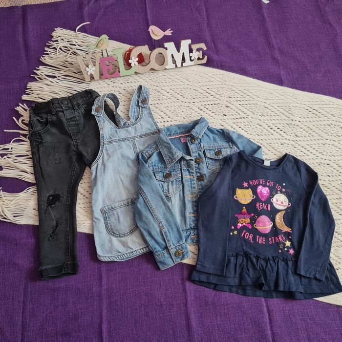 Джинси, джинсовка, плаття , кофта для дівчинки