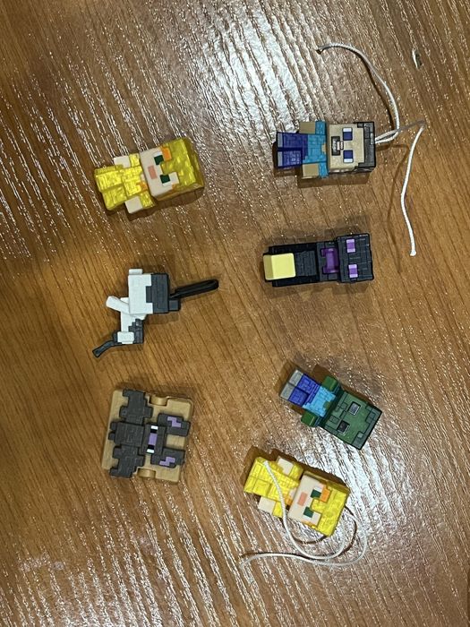 Фигурки kinder joy minecraft