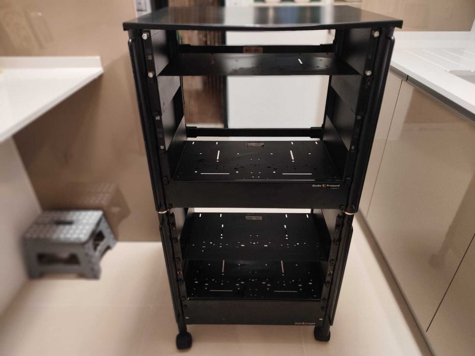 Rack para equipamento de áudio HiFi com 108 cm de altura