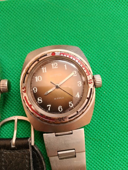 Годинник СРСР Восток бочка амфібія командирські обслужені майстром